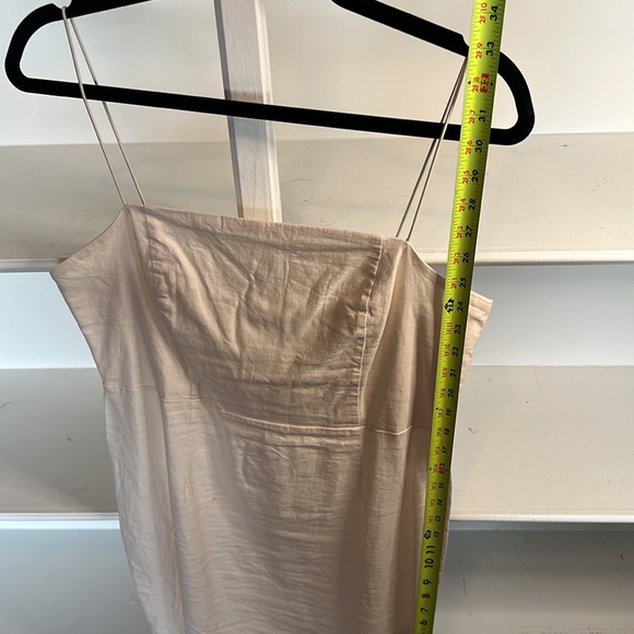 UO Linen Ivory Mini Dress - US 12 - Picture 7 of 8